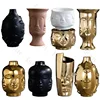Nordic Human Face Ceramic Vase Modern Decor Home Ikebana Lips Flower Vases Light Luxury Living Room Decoration Accessories 1