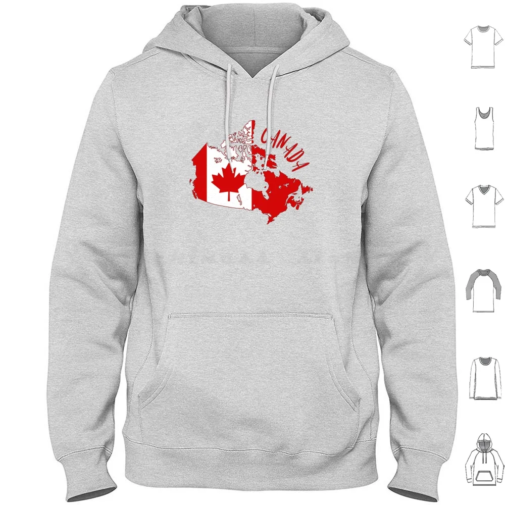 Canada Map Felpe Con Cappuccio Tavole A Maniche Lunghe Della Squadra Canadese Canada Logo Canada Parks Air Canada Canada Travel Alberta