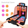 Children's Finger Catapult Table Basketball Court Two-Player Board Game Shooting Party Against Basketball Toys 2