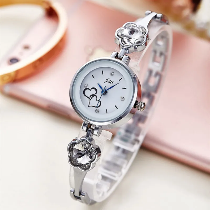 Ladies watch, fashion casual alloy strap quartz watch, exquisite high-value bracelet watch