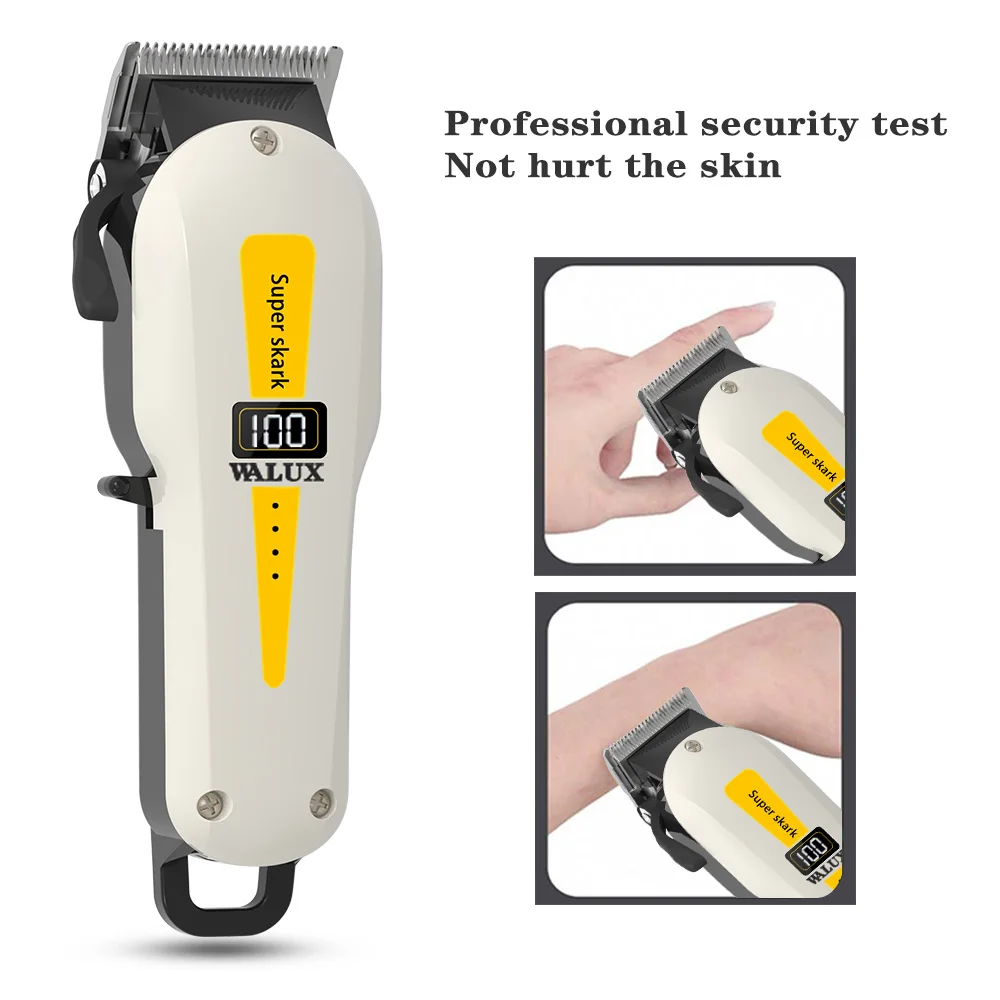 Hair clipper Powerful Lithium Battery USB Chargeable Trimmer LCD Display Home Man Beard Shaver Hair Cutting Machine