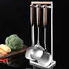 Nordic Style Spatula and Spoon Hanging Rack Kitchen Utensil Rack Six Hook Spatula and Spoon 1