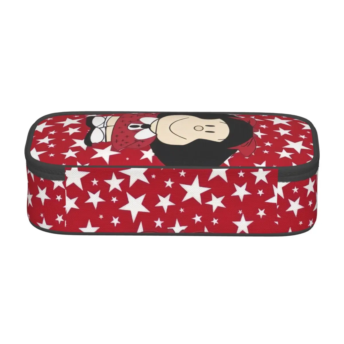 Mafalda Kawaii Vintage Quino Comic Cartoon Mang Anime Pencil Cases Large Capacity Pencil Bag Pouch Students Stationery