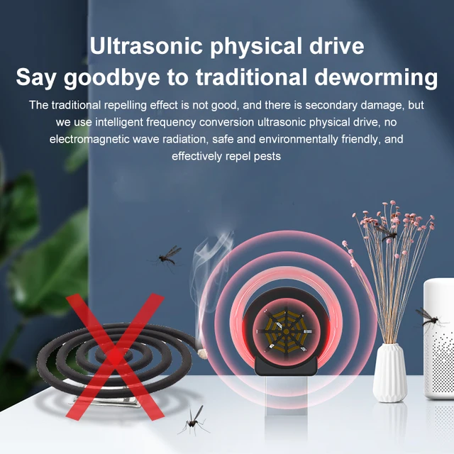 Anti Szúnyogtaszító Hordozható Ultrahangos Elektronikus Egér Rovarriasztó Usb Csótány Pókbug A Kártevő Kártevőirtó Termékek - Image 3