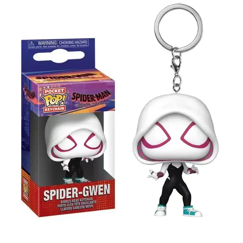 thumbnail image 4 of FUNKO POP Spider-Man the Spot Spider-GWEN GREEN GOBLIN ZOMBIE HUNTER SPIDEY Peter Parker Mysterio llavero figura de vinilo juguetes, 4 of 5