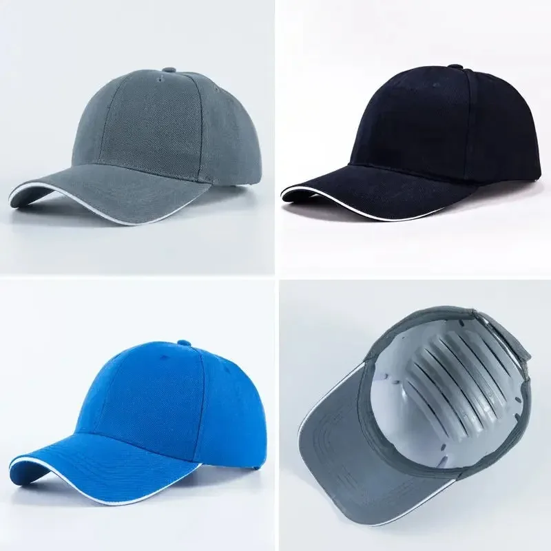 Work Safety Bump Cap Baseball Hat Style Cloth Hi-Viz Anti-collision ...
