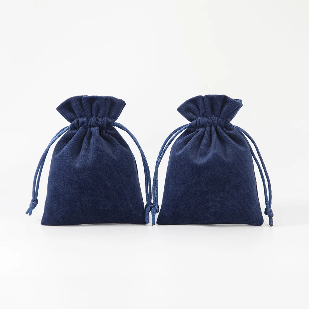 50PCS Velvet Bag Drawstring Small Sachet Pouches Jewelry Packaging Organizer Gift Bags Can Customize 7x9/8x10/9x12/10X15/15X20CM