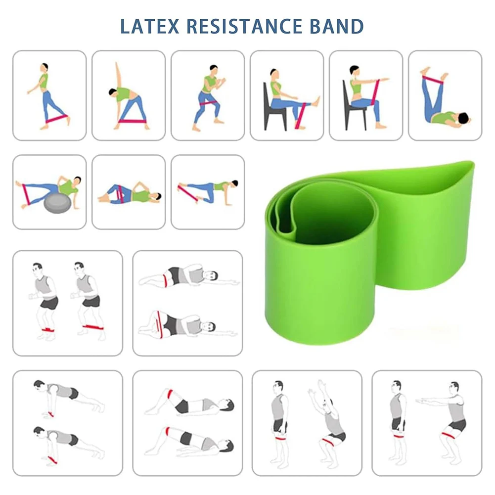 11pcs Yoga Fitness Pilates Set Pilates Rings Ball Set Resistance Bands Working Out Glutes Yoga Ball Stretching