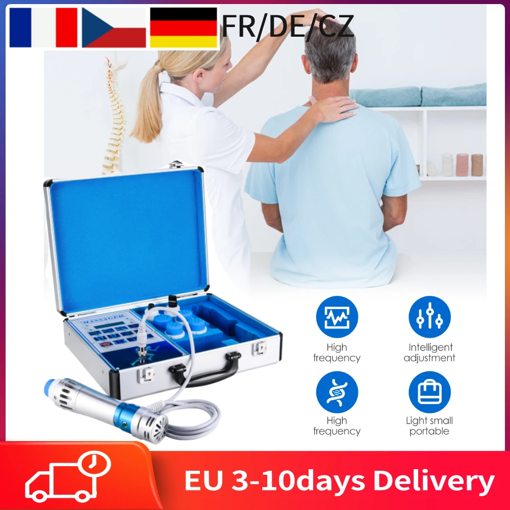 

Shock Wave Therapy Machine, Electromagnetic Therapy Machine Effective Body Massager Muscle Relax for Body Pain Relief Spa