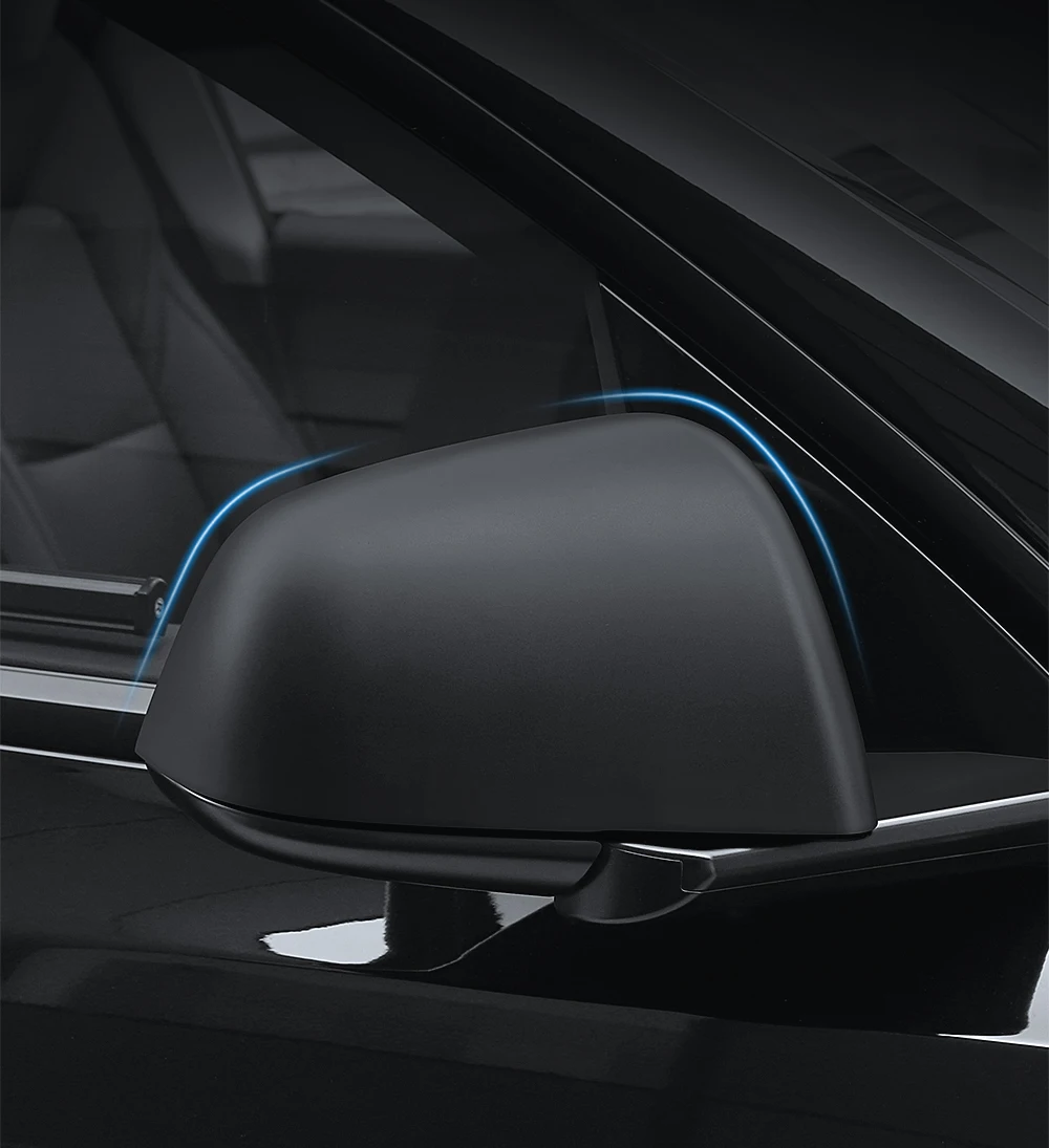 Carbon Fiber Paste Side Door Mirror Cover For Tesla Model 3 Model Y 2023 2021 Au