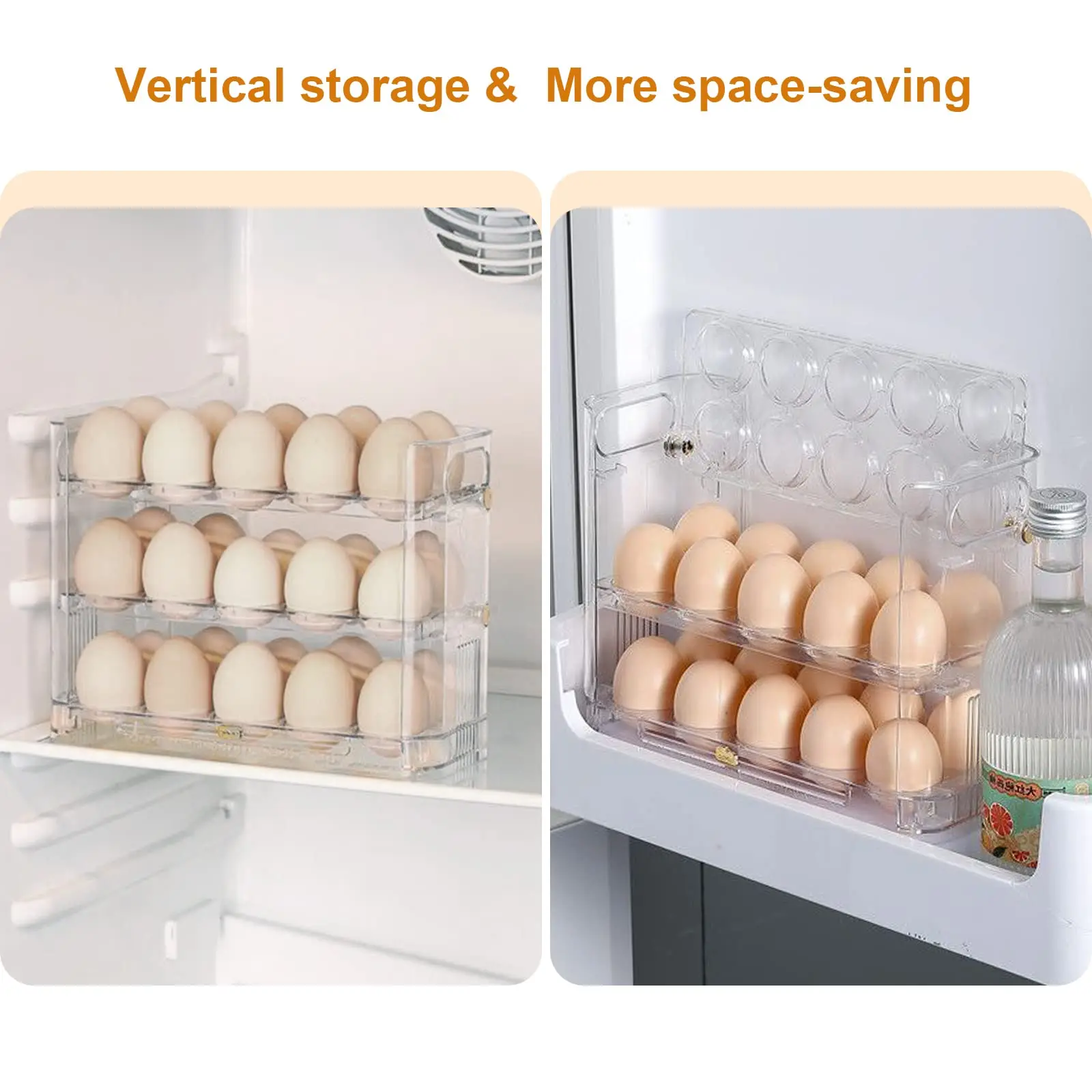 Large Capacity Egg Fridge Storage Box 3