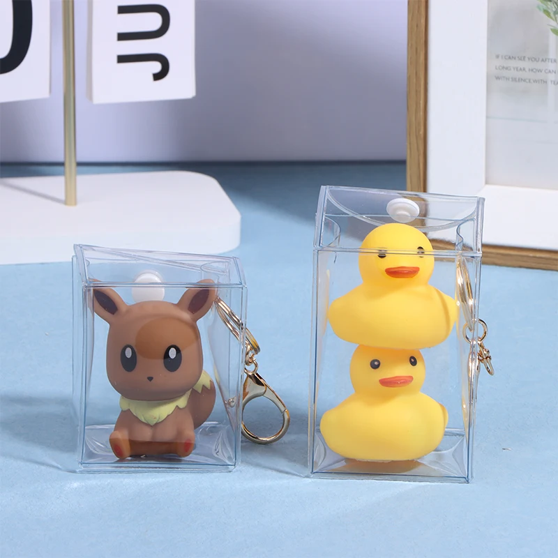 1Pc Transparent Mystery Box Mini Anime Doll Display Bag Universal Display Box Portable Storage Bag Coin Purse Earphone