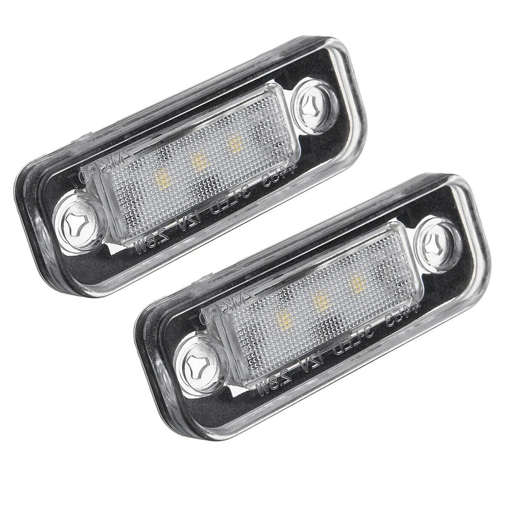 2PCS Car LED License Number Plate Light Canbus No Error For Mercedes