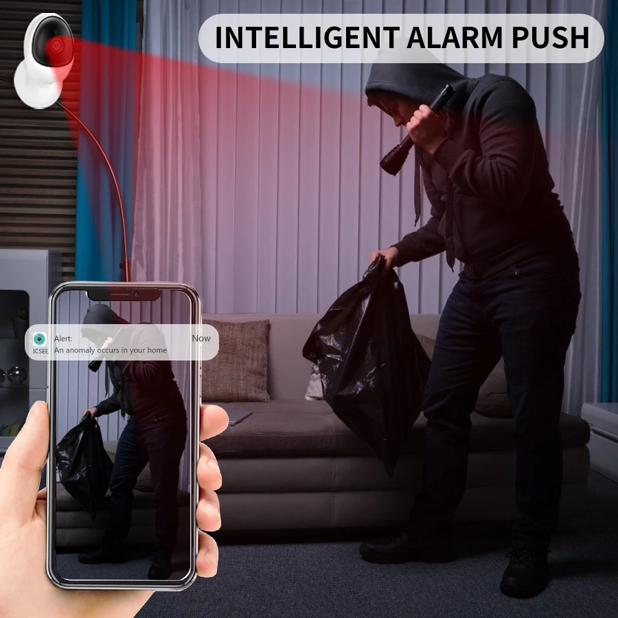 BerryI Iot 2MP Security Protection WIFI Indoor Baby Pet Night Vision Monitoring Mini Camera Human Detection Two-Way Audio ICSEE 5