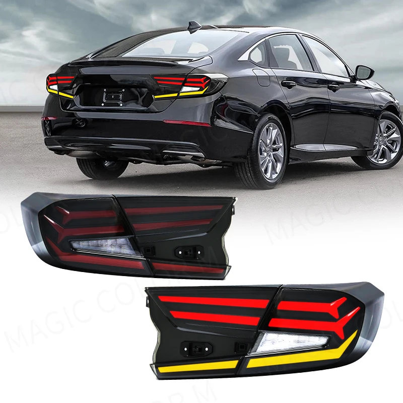 

Задние фонари для Honda Accord 2017, 2018, 2019, 2020, задние фонари для автомобиля, противотуманные задние фонари, стоп-сигнал поворота, парковочные фары