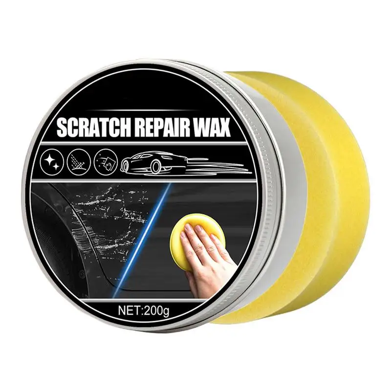 

Carnauba Wax Car Polishing Compound & Scratch Remover Car Scratch Repair Paste Creates A Deep Dazzling Shine Removes Deep