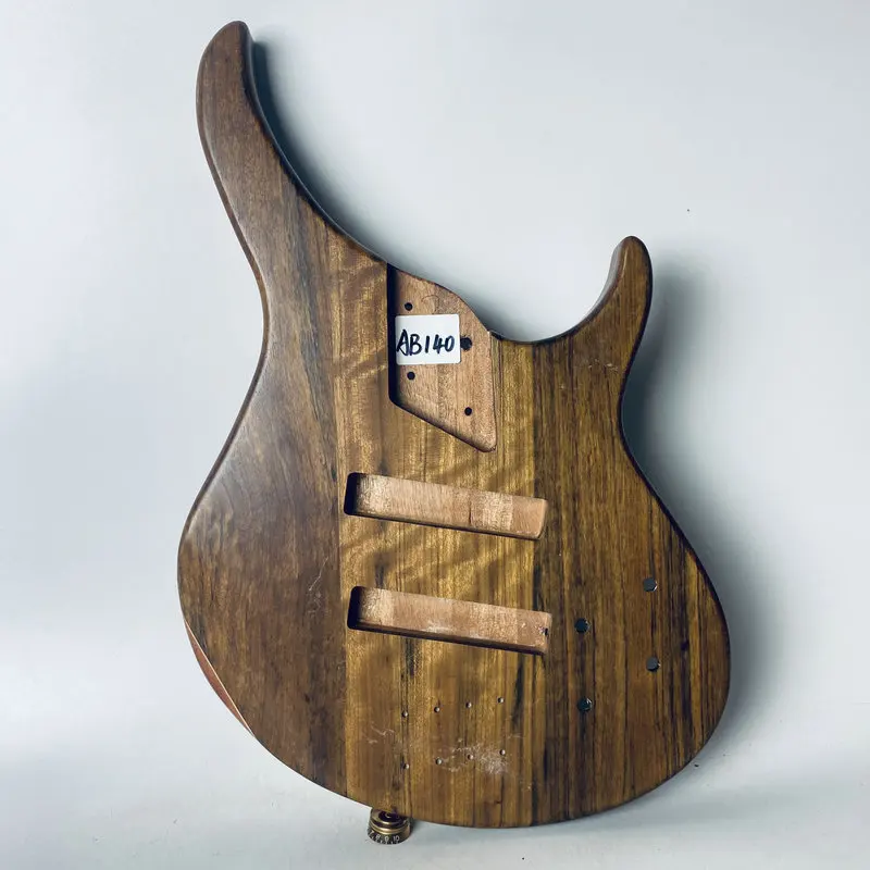 

AB140 Незаконченный джаз бас боди активные пикапы твердый Redwood + твердый венге правая версия Сделай Сам гитара Запчасти