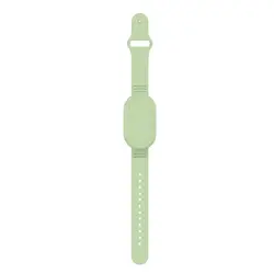 Waterproof Silicone Strap Bracelet Holder for Kids - Universal Smart Tag Wristband (Green)