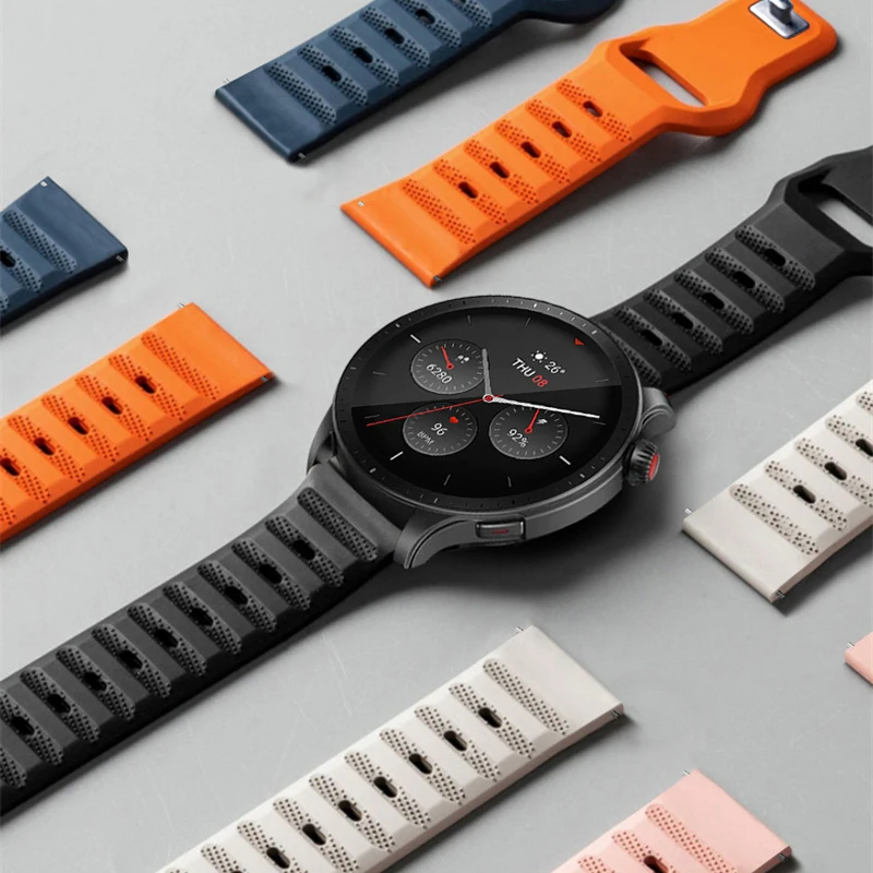 Silicone Sports Watch Strap - Versatile Fit
