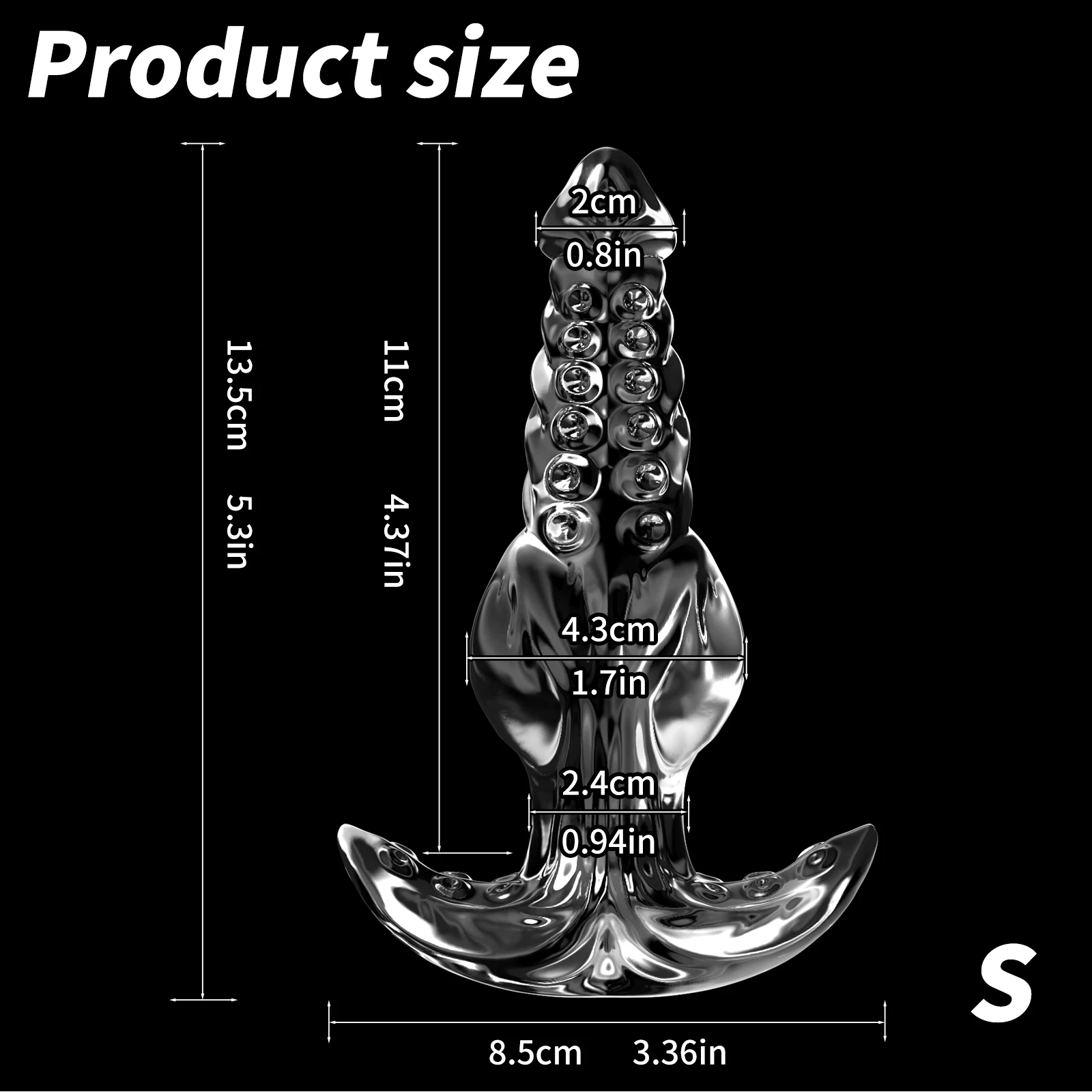 Transparent Anal Plug Male and Female Expansion Masturbator massage Sensual Beads Adult Sex Toys For Women Men Gay Vaginal plug