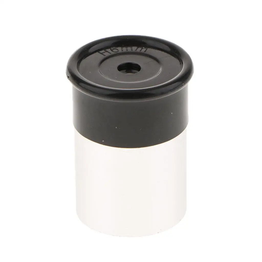 0.965'' Telescope Accessory Eyepiece H6mm Lens 35 Degree Sky Star Clusters Moon Planets Observation Tool Fully Multi-Coated