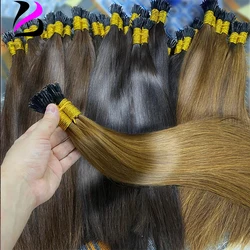I Tips Virgin Hair Extensions 613 For Black Women Bulk Hair I Tip Natural Hair Extensions 100% Remy Straight Natural Fusion