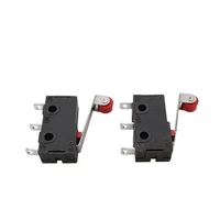 Mini Micro Limit Switch KW11-3Z 5A 125V-250V NO NC 3 Pin With Roller KW11 Push Switches 4