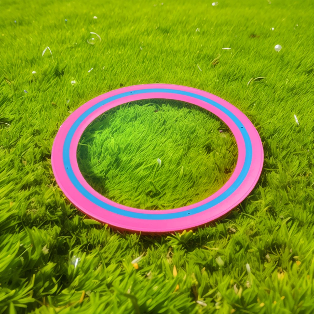 25cm Flying Disc Portable Flying Ring Versatile Throwing Catching Disc Playing Saucer for Beach Backyard