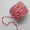 100g Indian Red Yarn for Crochet Fancy Mixed Puffy Yarn for Knitting hand bag Plush yarn yarn chunky 6