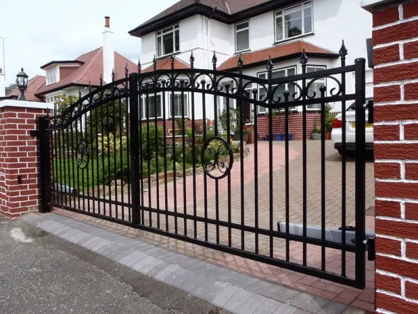Factory Wholesale Iron Gate Grill Designs Wrought Iron Gate Iron Gate Designs Simple 3