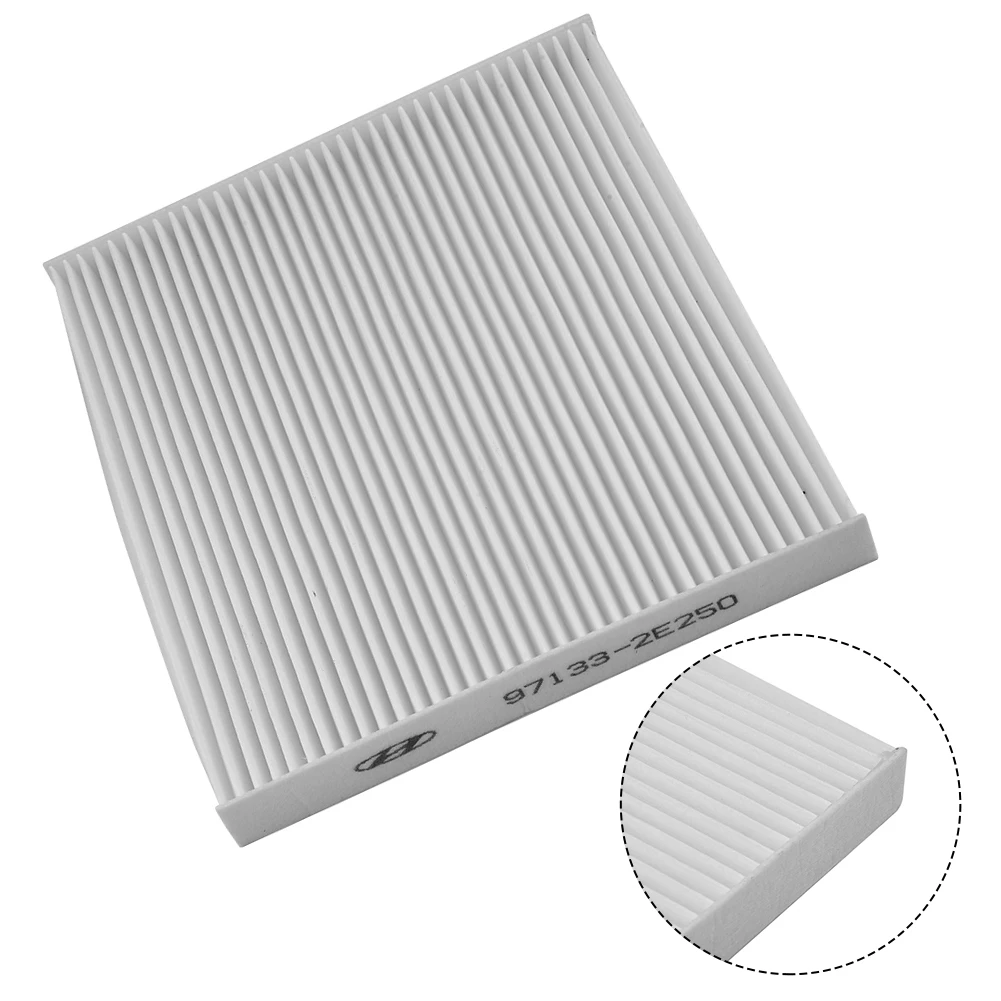

Part Cabin Air Filter Wear-resistance Useful Practical Portable Repalcement White 97133-2H000 Useful Practical