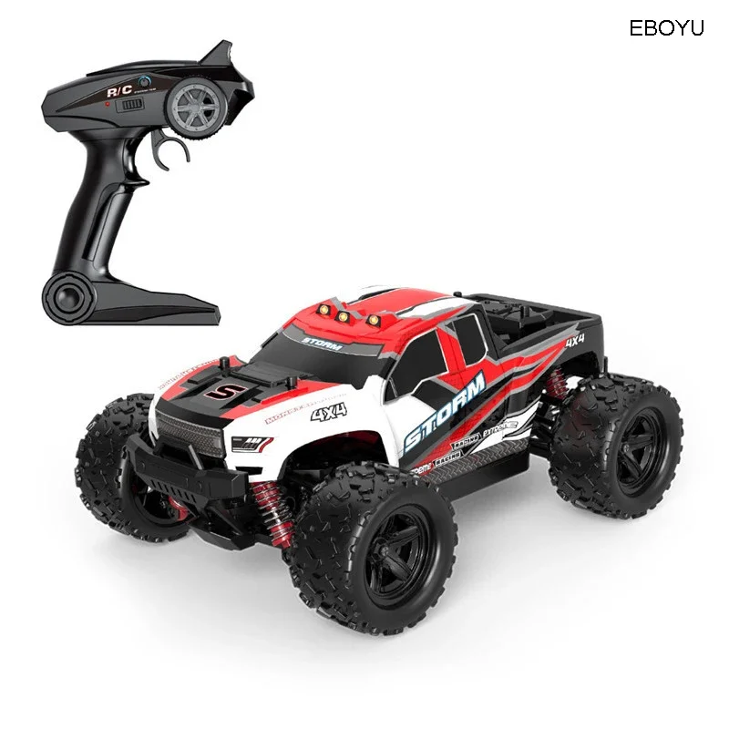 eboyu-高速リモートコントロールトラック、rcクローラー、オフロードクライミングカー、4wd、フルスケール、30km、h、24g、1-18、18301、18302