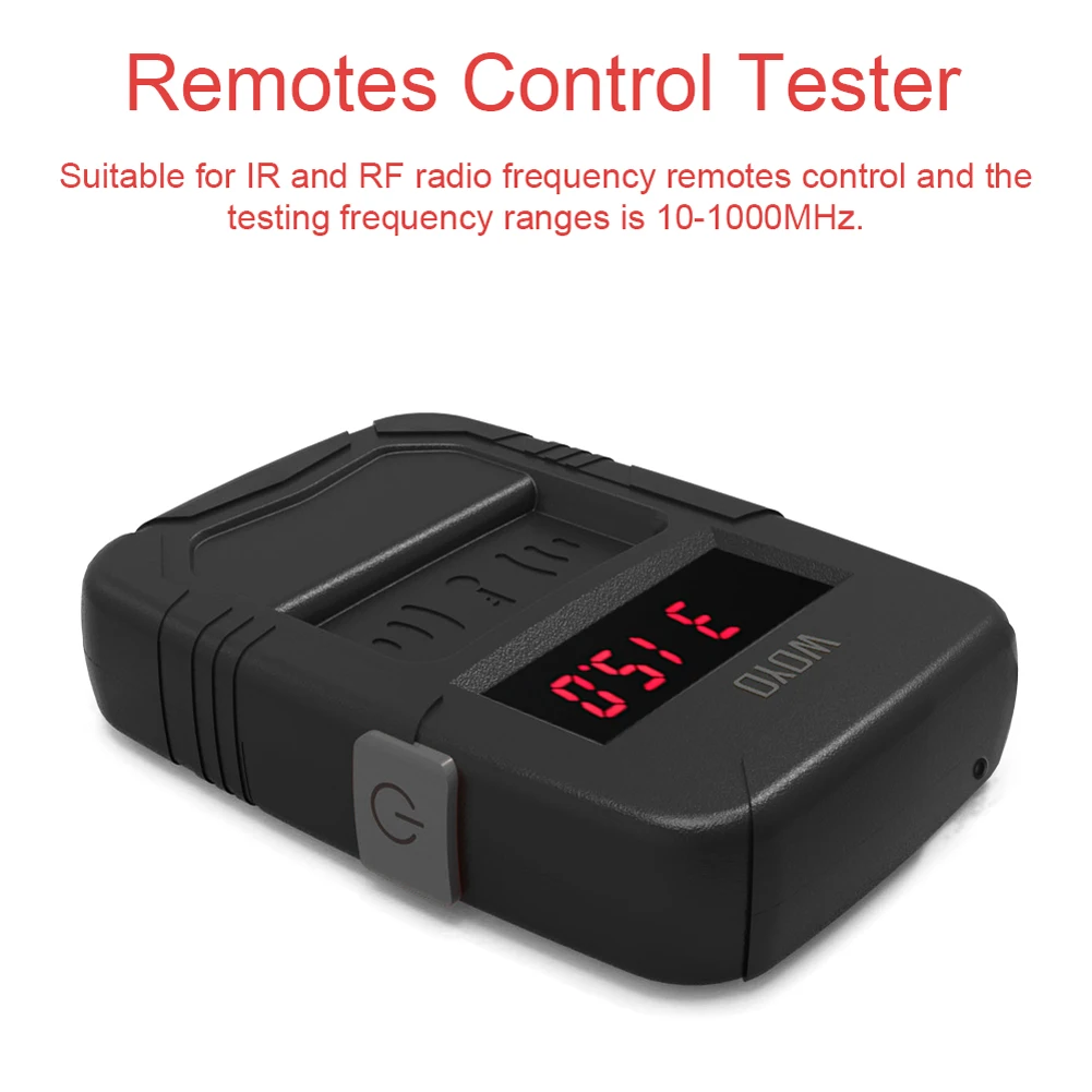 10-1000MHz RF IR Frequency Tester Wireless Car Remote Keys Diagnosis Infrared Radio Frequency Testing Meter Frequency Counter Tester Frequency Meter