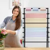 Ribbon Organizer,15 Tier Metal Vinyl Rolls Holder, Flower Store,Tie Scarf Rack Belt Towel Holder 2