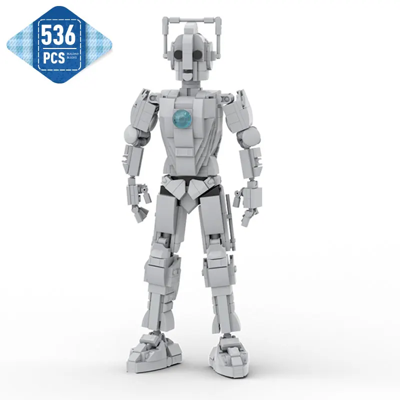 

MOC Doctored Whoed Robots Cybermans Action Figures Building Blocks Movie Series Mech Bricks Toys for Children Kids Gifts