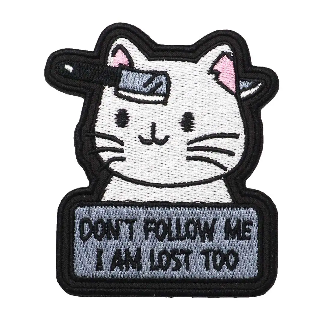 Never Trust A Duck Embroidery Patches Tactical Military Badge with Hook Loop Backing for Clothing Accessories