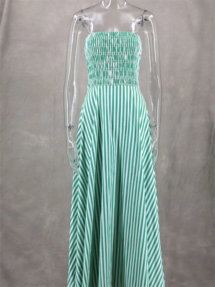 Wmstar Dresses for Women Wholesale New Style of Strapless Backless Elegant and Sophisticated Maxi Dress Drop Shopping 2025