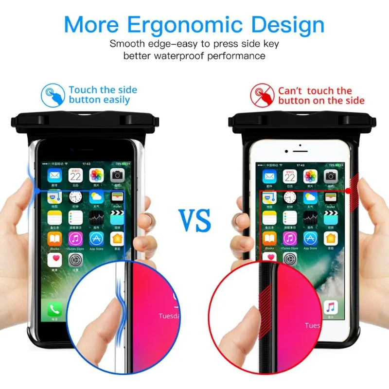 Waterproof Phone Case Swimming Dry Bag Underwater Pouch For iPhone Huawei Samsung Xiaomi SmartPhone Cover Universal Pouch