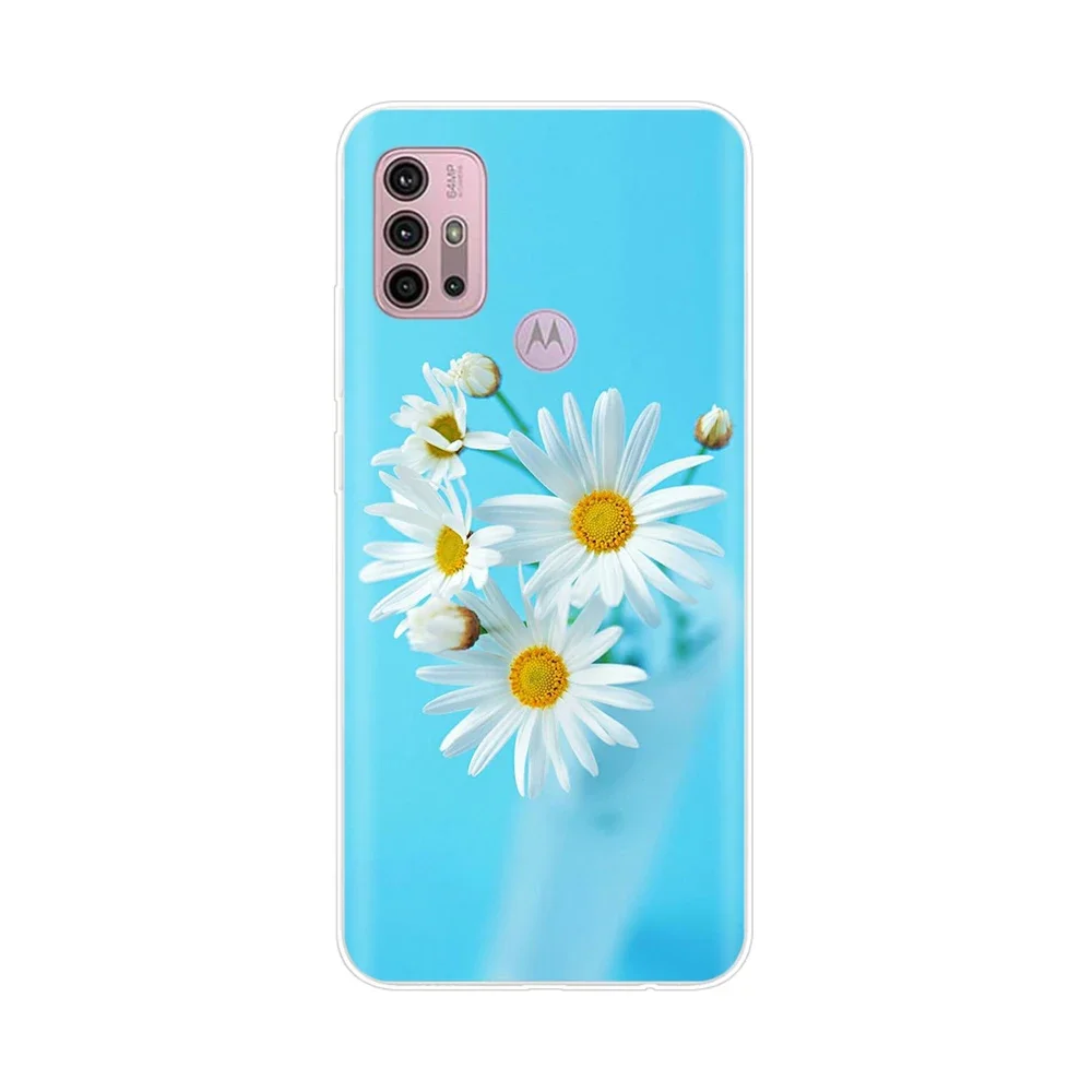 Daisy Design Shockproof Soft Silicone Clear Phone Case