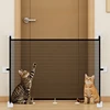 Pet Blocker Foldable Non Perforated Pet Cat Fence Porta Para Gato Barrière Porte Chat 고양이출입방지 스크린 안전문 3