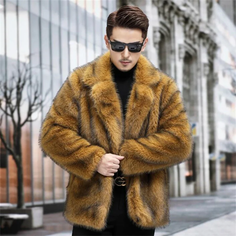 Medium And Long Fur Leather Coats Mens Jackets Models Thickened Warm Winter  New Arrival Designer Novelty Modern Urban