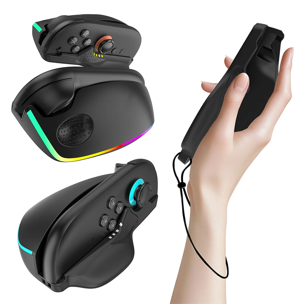 1 Paio di Impugnature per Mouse con Controllo Stabile per Giochi di Sparatutto, Controller per Mouse da Gaming, Supporto per Mouse da Scrivania per Accessori Switch 2 - immagine 2