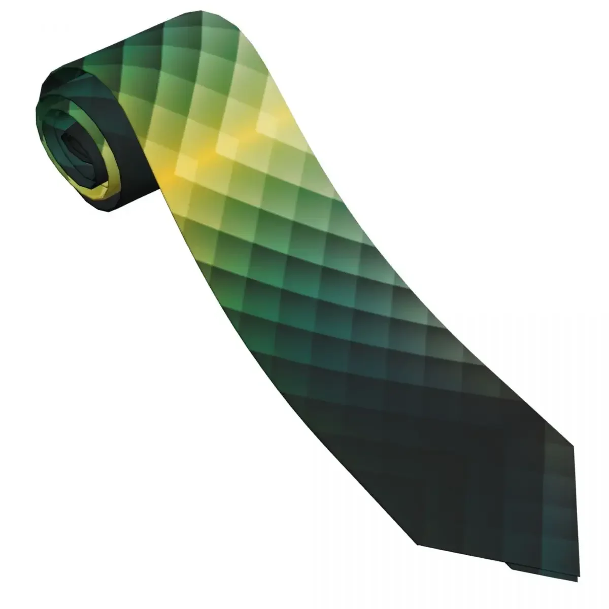 

Rhombus Print Tie Geometric Fashion Simple Wedding Neck Ties Neck Tie For Men Women Design Collar Tie Necktie Gift Idea