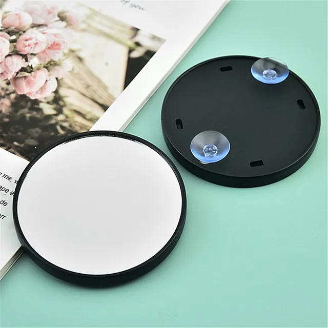 Nouveau miroir grossissant 5X/10X/15X, ventouse, outil de maquillage de beauté pour femmes, douche cosmétique, grossissement de la maison, miroir de vanité en verre 9CM 4