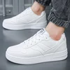 Men's thick soled casual small white shoes four seasons outdoor breathable comfort versatile walking shoes student running shoes 3