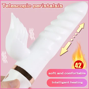 Telescopic Dildo Vibrator Automatic Up Down Massager G-spot Thrusting Retractable Pussy Toy Adult Sex Toys Sex Machine for Women 1