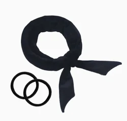 Heatless Soft Curling Headband for Effortless Overnight Waves (Black)
