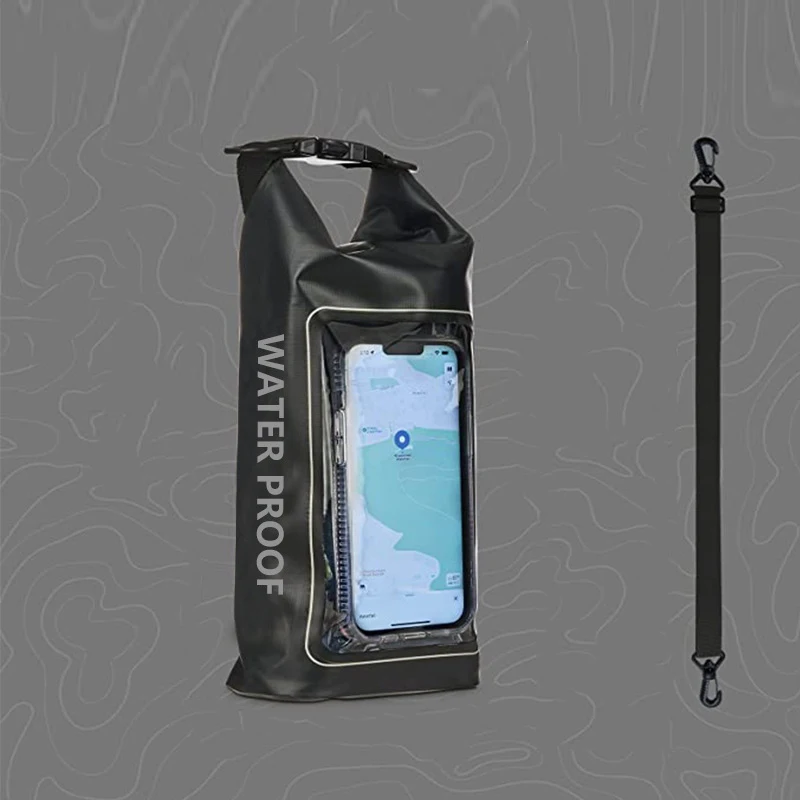 2L Waterproof Bag Outdoor Shoudler Bag 2-In-1 Mobile Phone Waterproof Bag Pvc Swimming Waterproof Bag for Beach Boat Sports