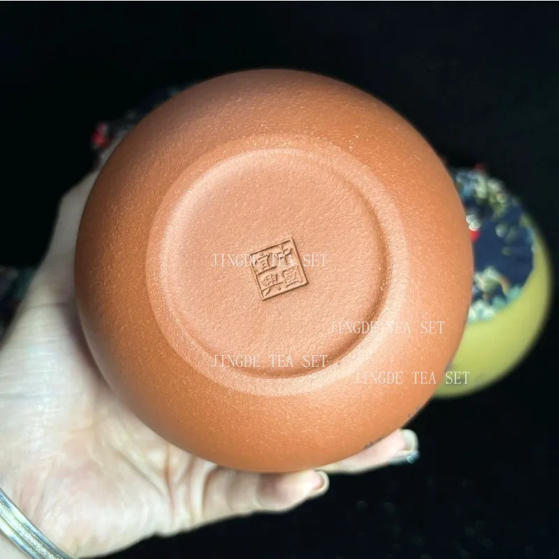 Chinese Yixing Purple Clay Tea Jar Sealed Tea Storage Tin Moisture-proof Pu 'er Tea Box Zisha Tea Accessories Coffee Container