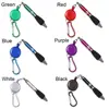 Metal Retractable Pull Rope Ballpoint Pen Lanyar Mountaineering Buckle Key Chain Easy Pull Buckle Pen Stationery Writing Tools 5